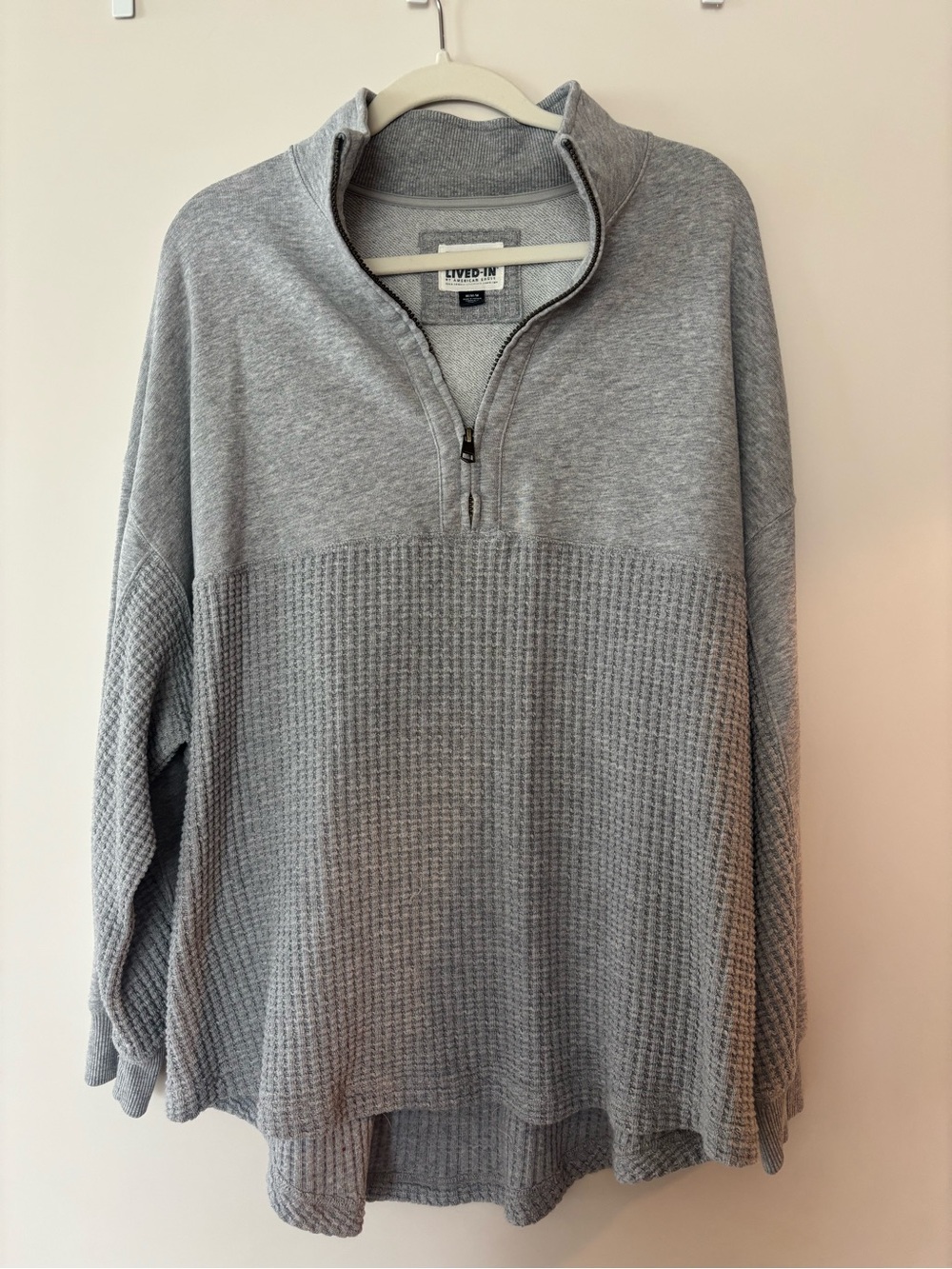 American Eagle Outfitters Oversized Half Zip Sweatshirt